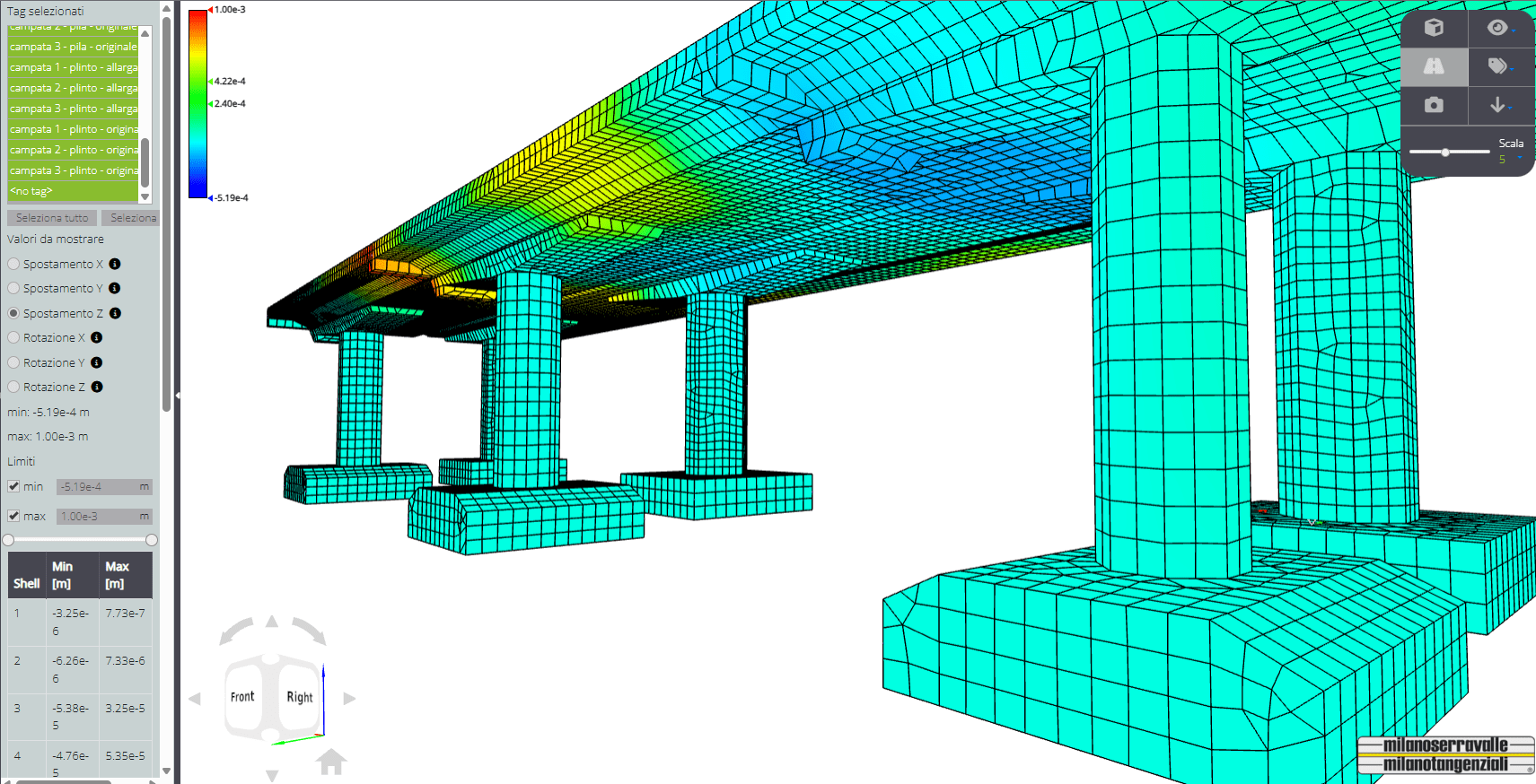 Digital Twin and advanced monitoring for the safety of the Viadotto dei Parchi